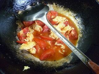 番茄炒鸡蛋盖浇螺丝面的做法步骤14
