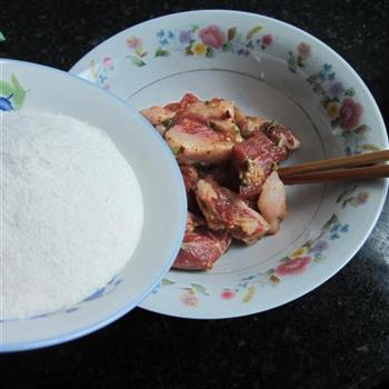 青豆米粉肉的做法步骤4
