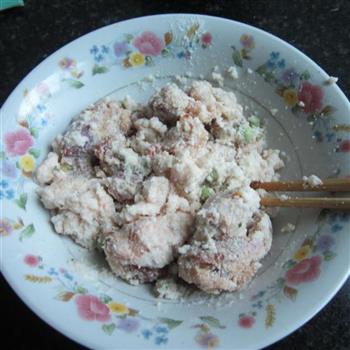 青豆米粉肉的做法步骤5