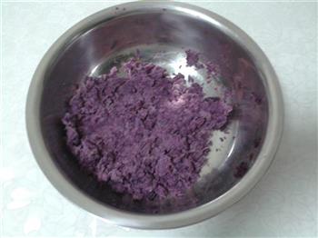 奶香紫薯小馒头的做法步骤2