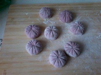 奶香紫薯小馒头的做法步骤6