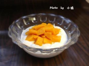 芒果粒酸奶的做法步骤9