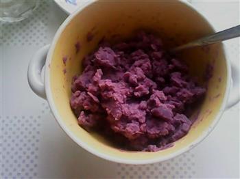 水晶紫薯饼的做法步骤2