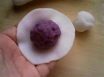 水晶紫薯饼的做法步骤7