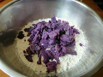 紫薯锅盔的做法图解3