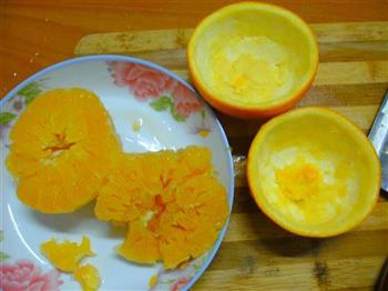 鲜橙炖蛋的做法步骤3