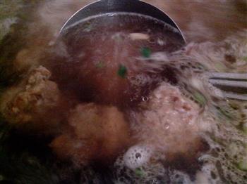 砂锅丸子汤的做法步骤7