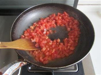 番茄菜花的做法图解4
