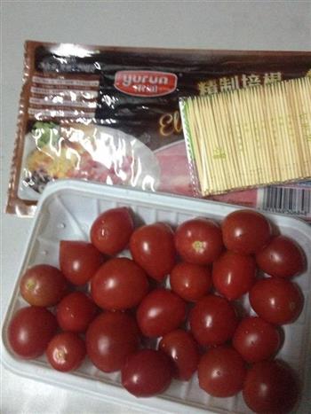 番茄培根卷的做法步骤1
