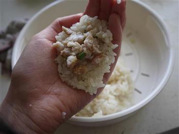 香煎糯米饭团的做法步骤5