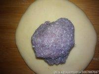 紫薯椰蓉花式面包的做法图解5