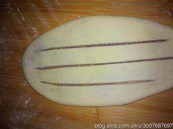紫薯椰蓉花式面包的做法步骤7