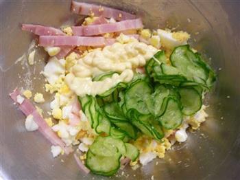快手鸡蛋沙拉三明治的做法步骤4