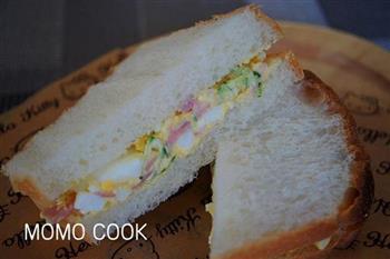 快手鸡蛋沙拉三明治的做法步骤6