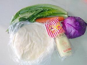 蔬菜沙拉春卷的做法步骤1