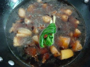 传统萝卜烧肉的做法步骤3