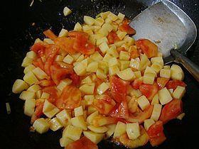 番茄土豆疙瘩汤的做法步骤6