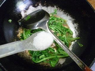 蒜香猪肉末炒萝卜苗的做法步骤9
