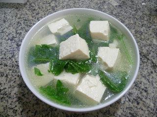 萝卜苗豆腐汤的做法图解10