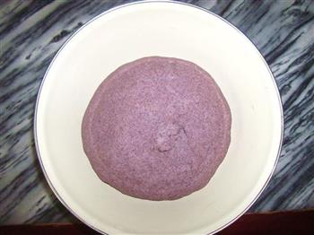 紫米馒头的做法步骤4