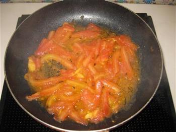 西红柿烧茄子的做法步骤4