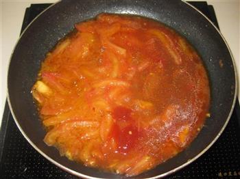 西红柿烧茄子的做法步骤6