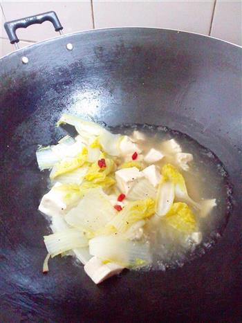 白菜炖豆腐的做法步骤11