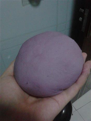 紫薯奶香馒头的做法图解7