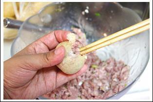 清蒸肉酿面筋的做法步骤8