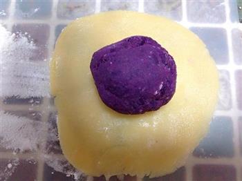 广式椰香紫薯月饼的做法图解13
