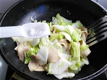 白菜木耳炒肉片的做法步骤9