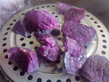 紫薯杂粮芝麻饼的做法步骤2