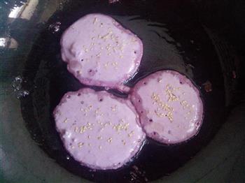 紫薯杂粮芝麻饼的做法图解8