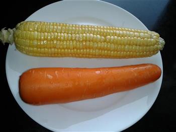 玉米胡萝卜炖排骨的做法步骤2