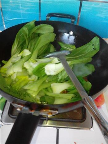 香菇油菜肉片的做法步骤8