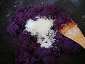 奶香紫薯馅的做法步骤3