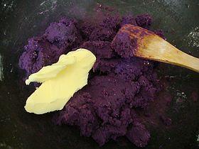 奶香紫薯馅的做法步骤4