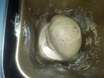 椰蓉核桃红豆甜面包的做法步骤2
