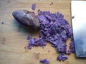 玫瑰紫薯馅的做法步骤1