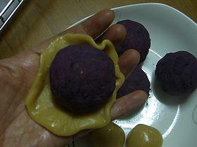 玫瑰紫薯月饼的做法步骤5