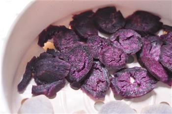 麻将紫薯冰皮月饼的做法图解5