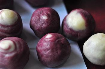 紫薯酥皮月饼的做法图解16