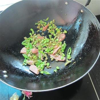 火腿咸菜快餐糯米饭的做法步骤6