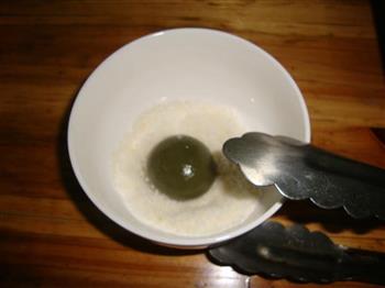 抹茶椰蓉糯米糍的做法步骤8