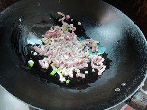茭白炒肉的做法步骤5