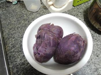 紫薯奶酪冰皮月饼的做法步骤1