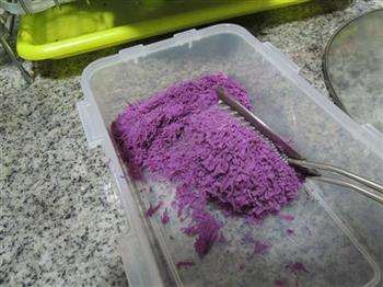 紫薯奶酪冰皮月饼的做法步骤2