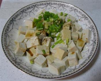 小葱拌豆腐的做法步骤3