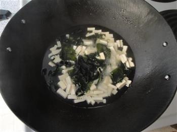 味噌豆腐汤的做法图解4