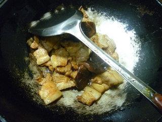 香菇莴笋炒肉片的做法图解8